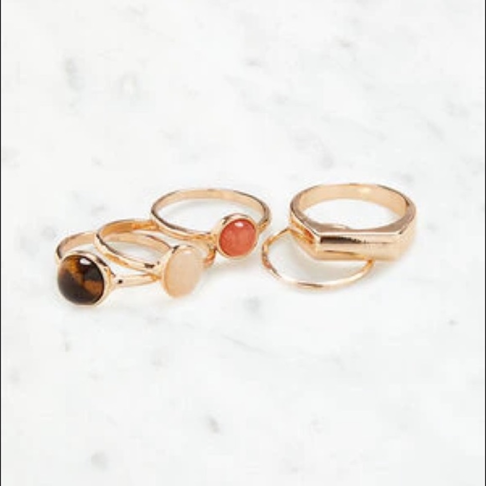 LA Hearts Neutral Ring Set